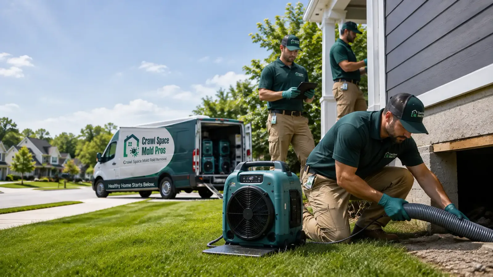 Crawl Space Mold Removal in Paulina, OR